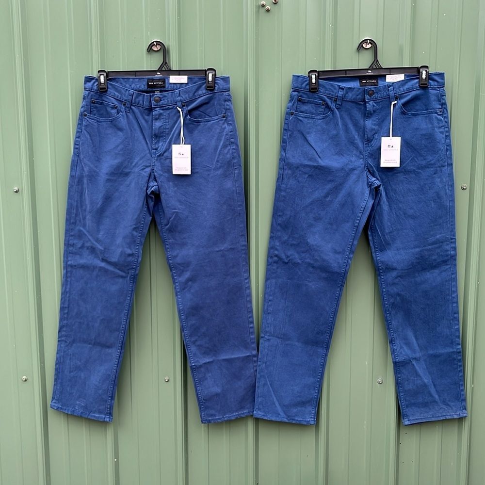Men’s Modern Straight Five Pocket Pants 2-Pack Size 34X32